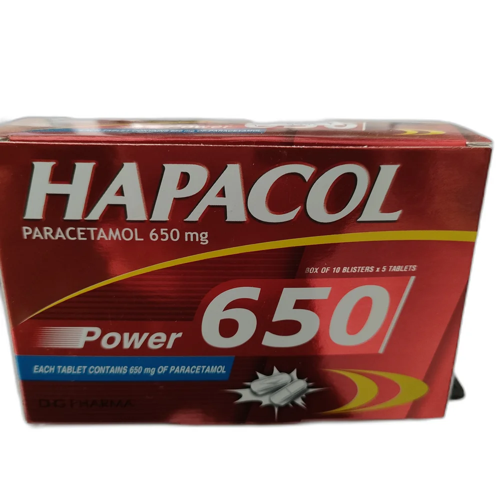 Hapacol 650 — available at pharmacies in Cambodia on PharmKulen