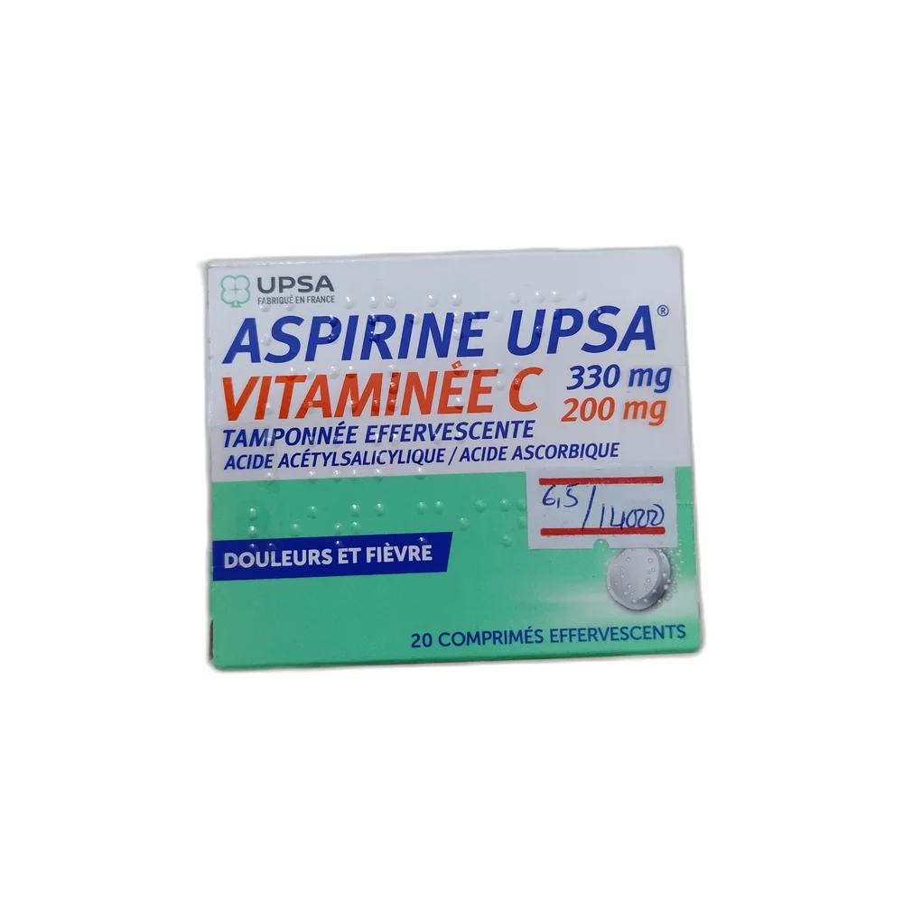 Aspirine UPSA Vitaminée C — available at pharmacies in Cambodia on PharmKulen