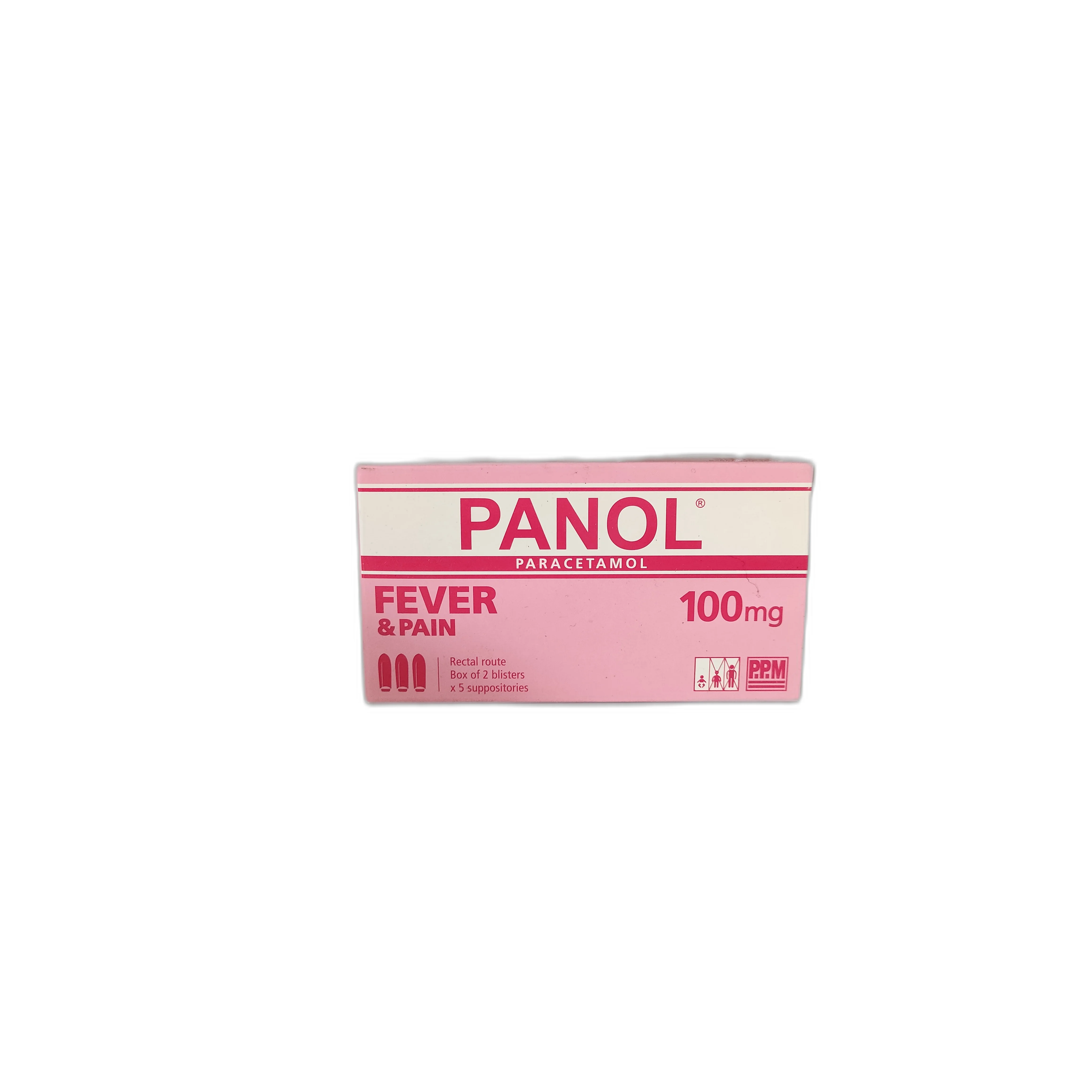 Panol Fever & Pain — available at pharmacies in Cambodia on PharmKulen