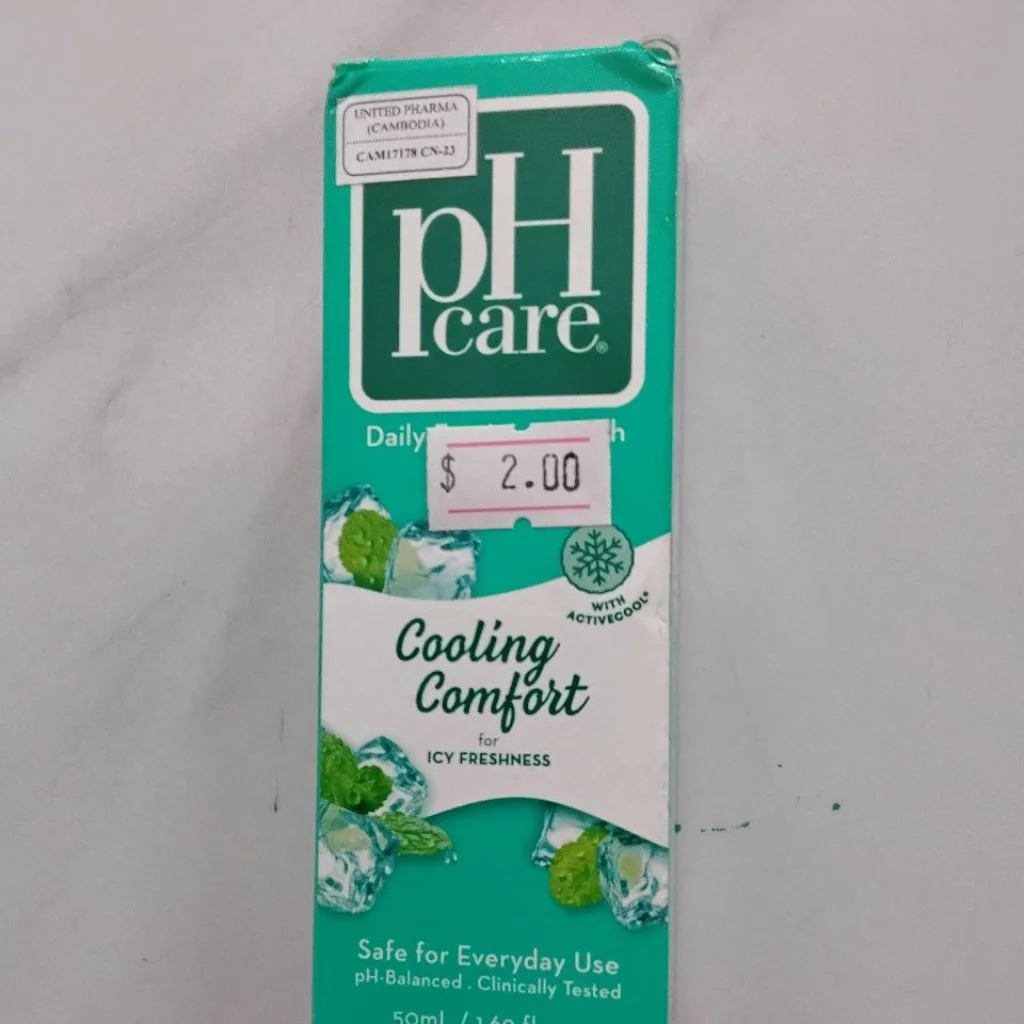 pH Care Daily Feminine Wash (Cooling Comfort) — available at pharmacies in Cambodia on PharmKulen
