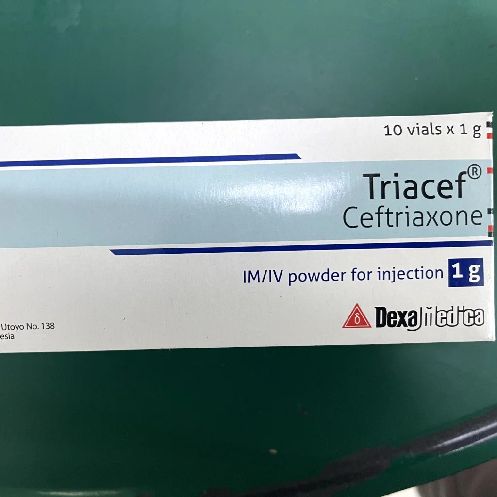 Triacef — available at pharmacies in Cambodia on PharmKulen