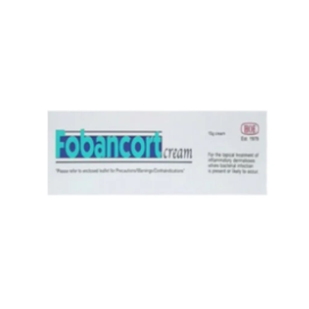 Fobancort 15g Cream (Fusidic Acid/Betamethasone) — available at pharmacies in Cambodia on PharmKulen