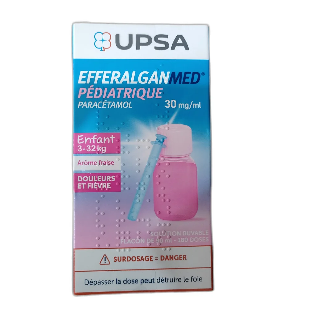 EfferalganMed Pédiatrique — available at pharmacies in Cambodia on PharmKulen