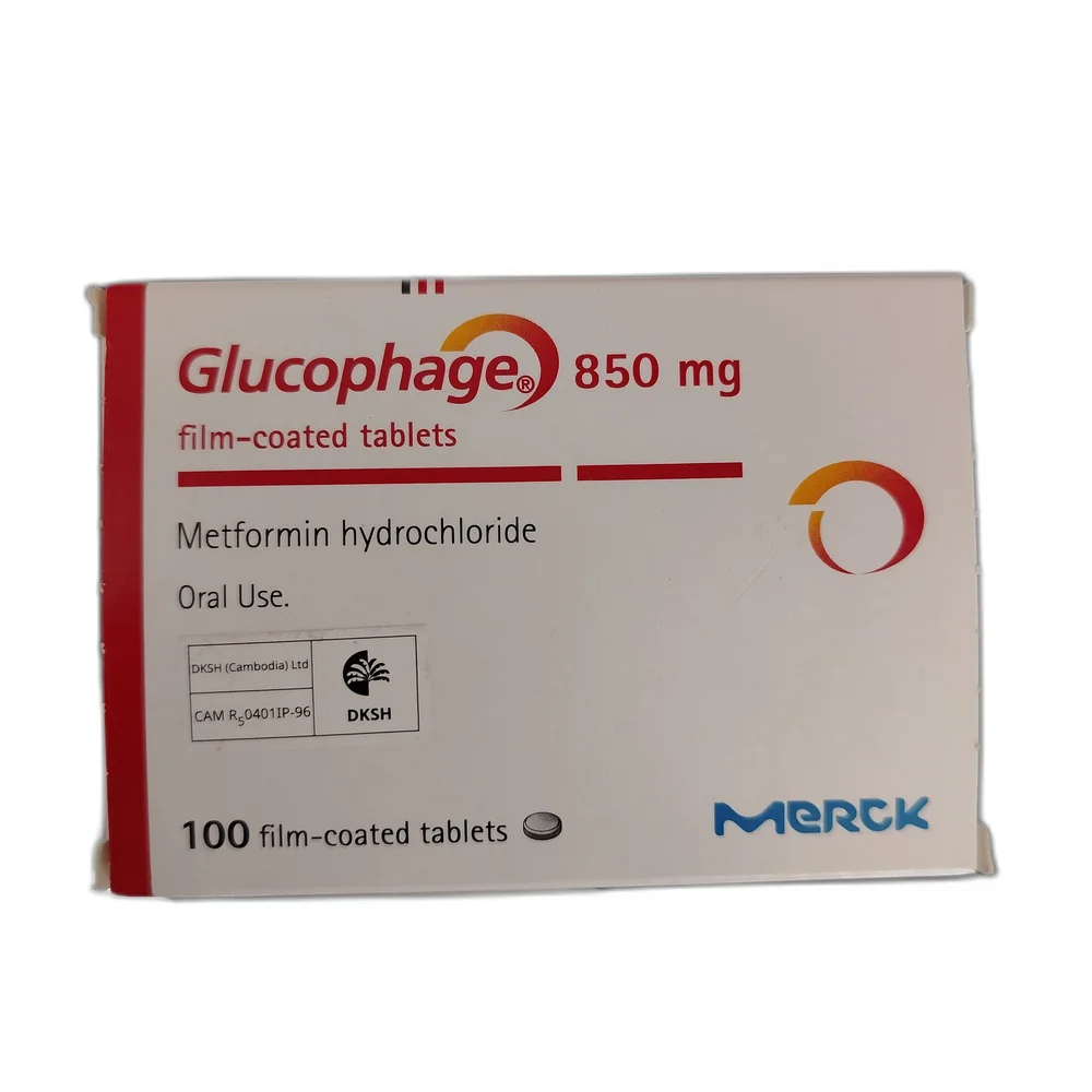 Glucophage — available at pharmacies in Cambodia on PharmKulen