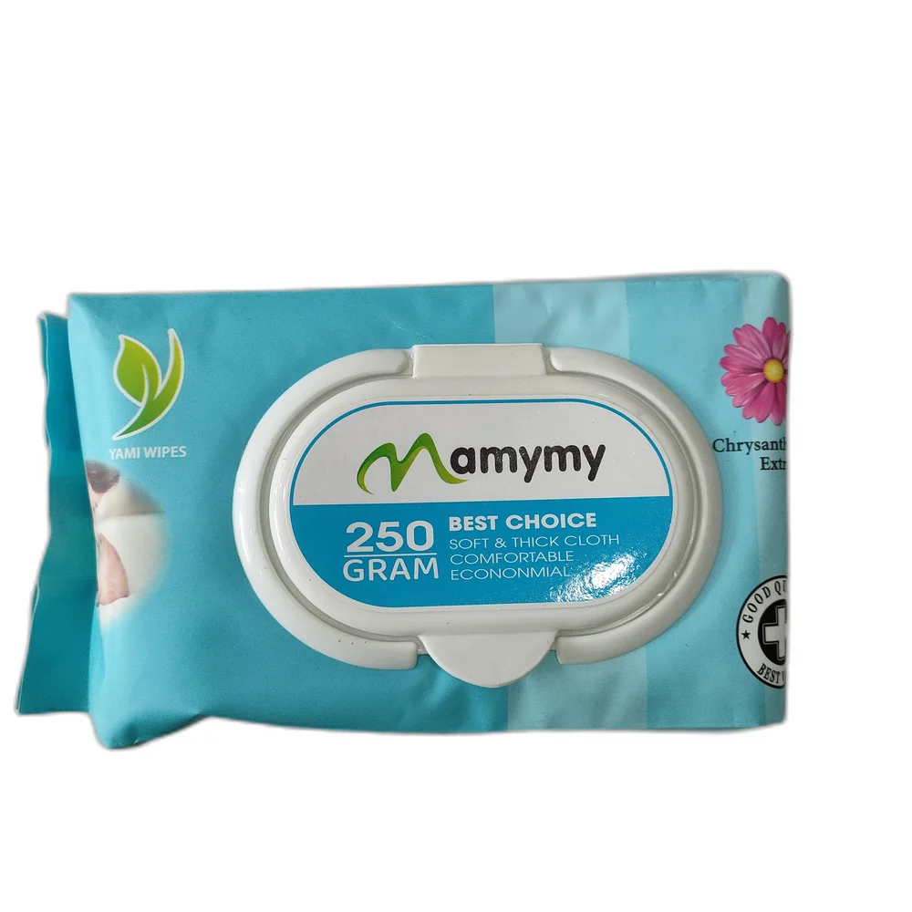 Mamymy Baby Wet Wipes (Blue, 250 g) — available at pharmacies in Cambodia on PharmKulen