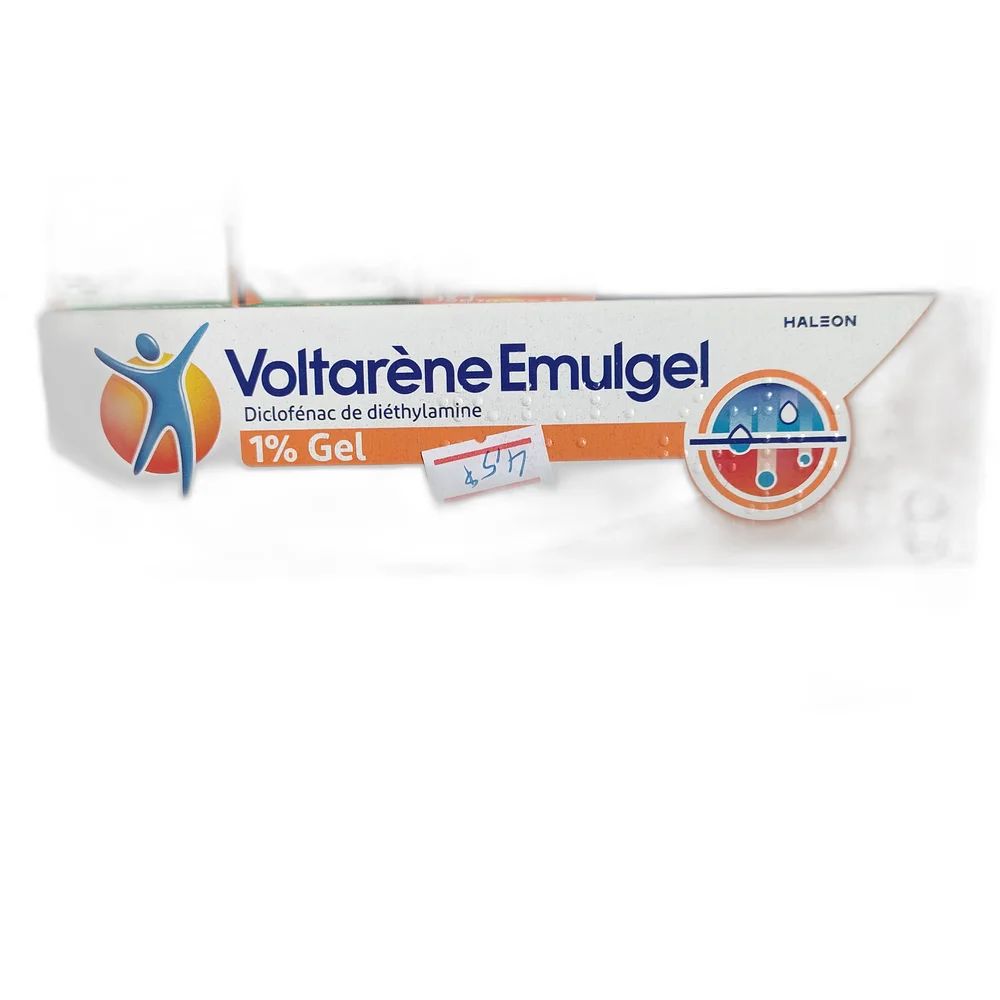 Voltarène Emulgel — available at pharmacies in Cambodia on PharmKulen