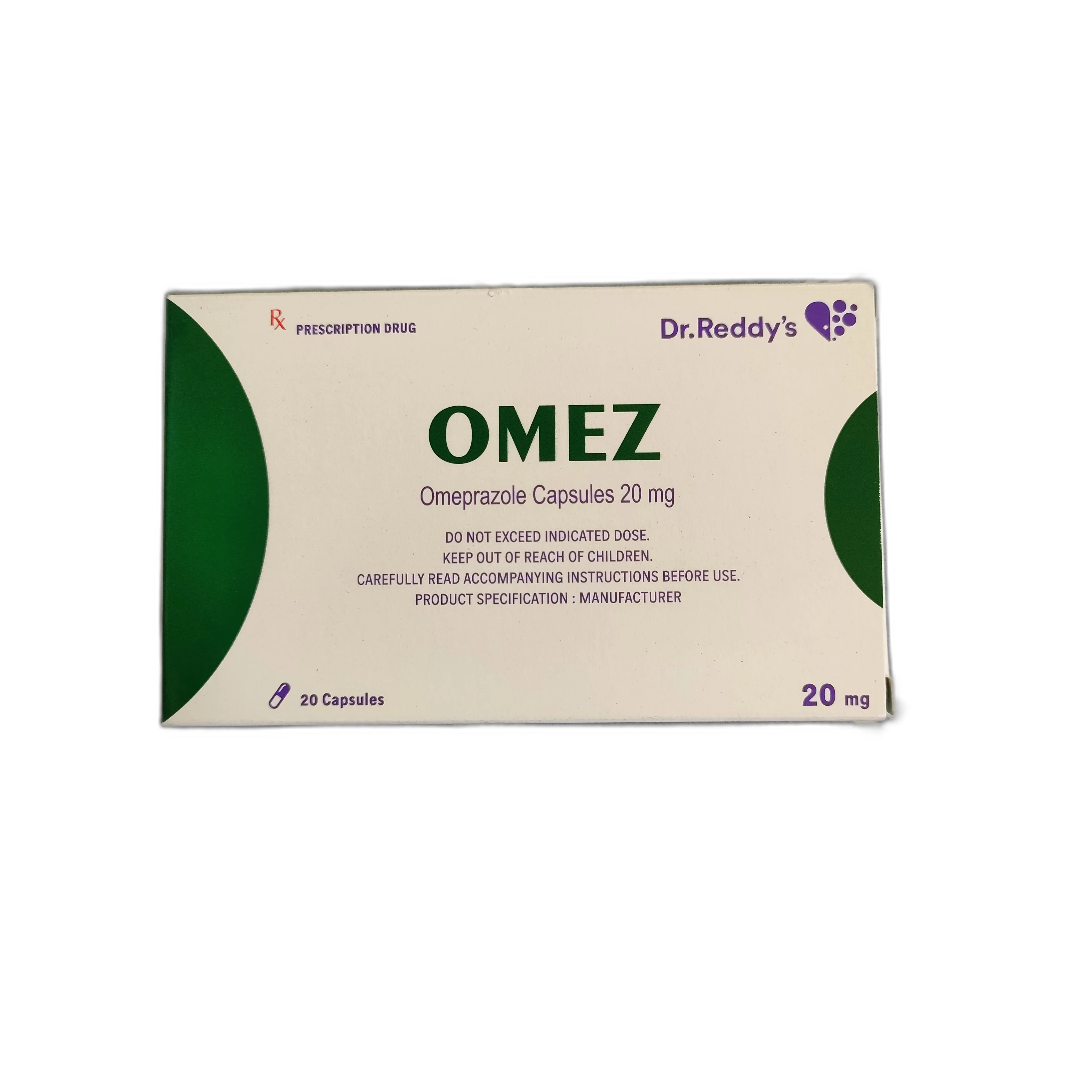 OMEZ (Omeprazole 20 mg) — available at pharmacies in Cambodia on PharmKulen