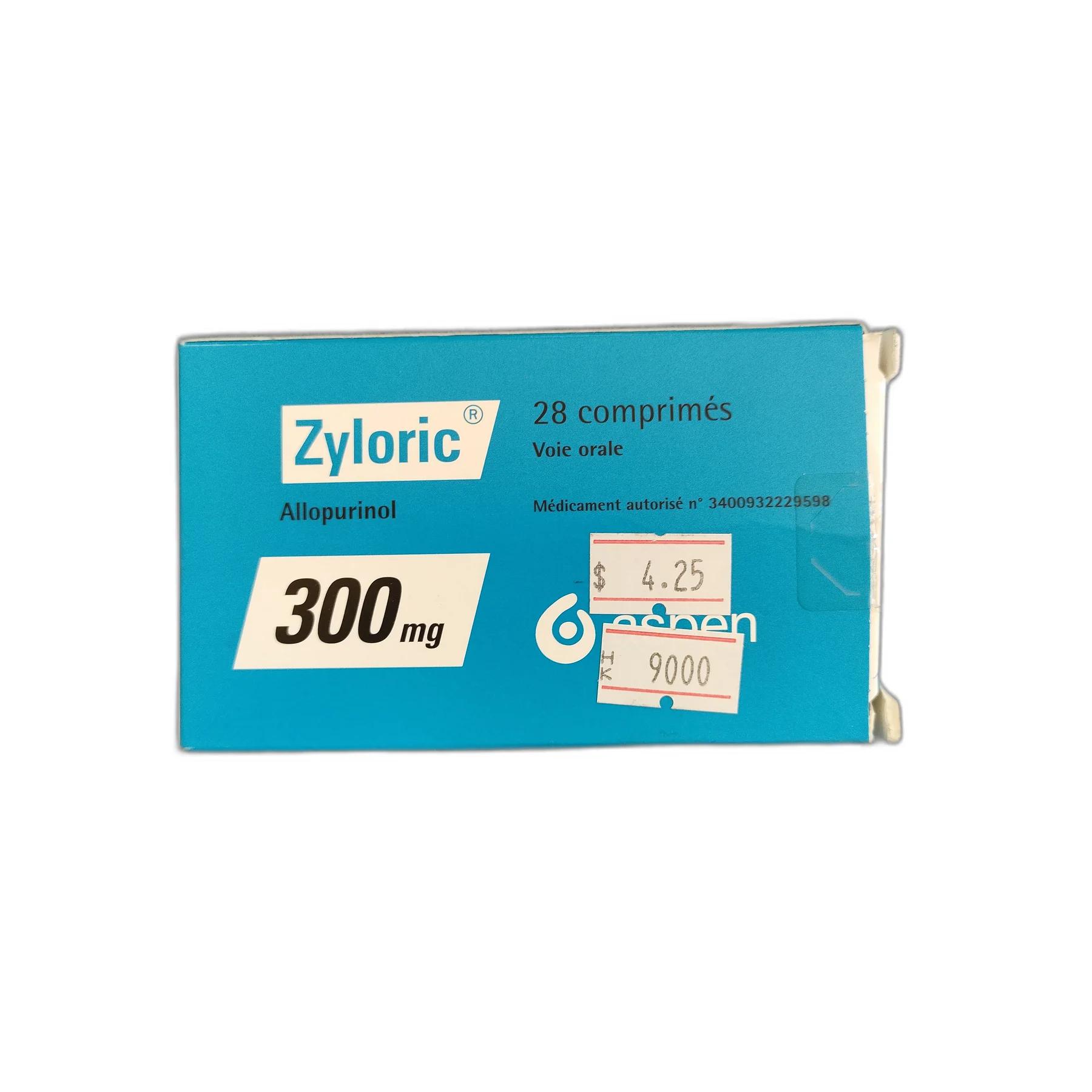 Zyloric — available at pharmacies in Cambodia on PharmKulen