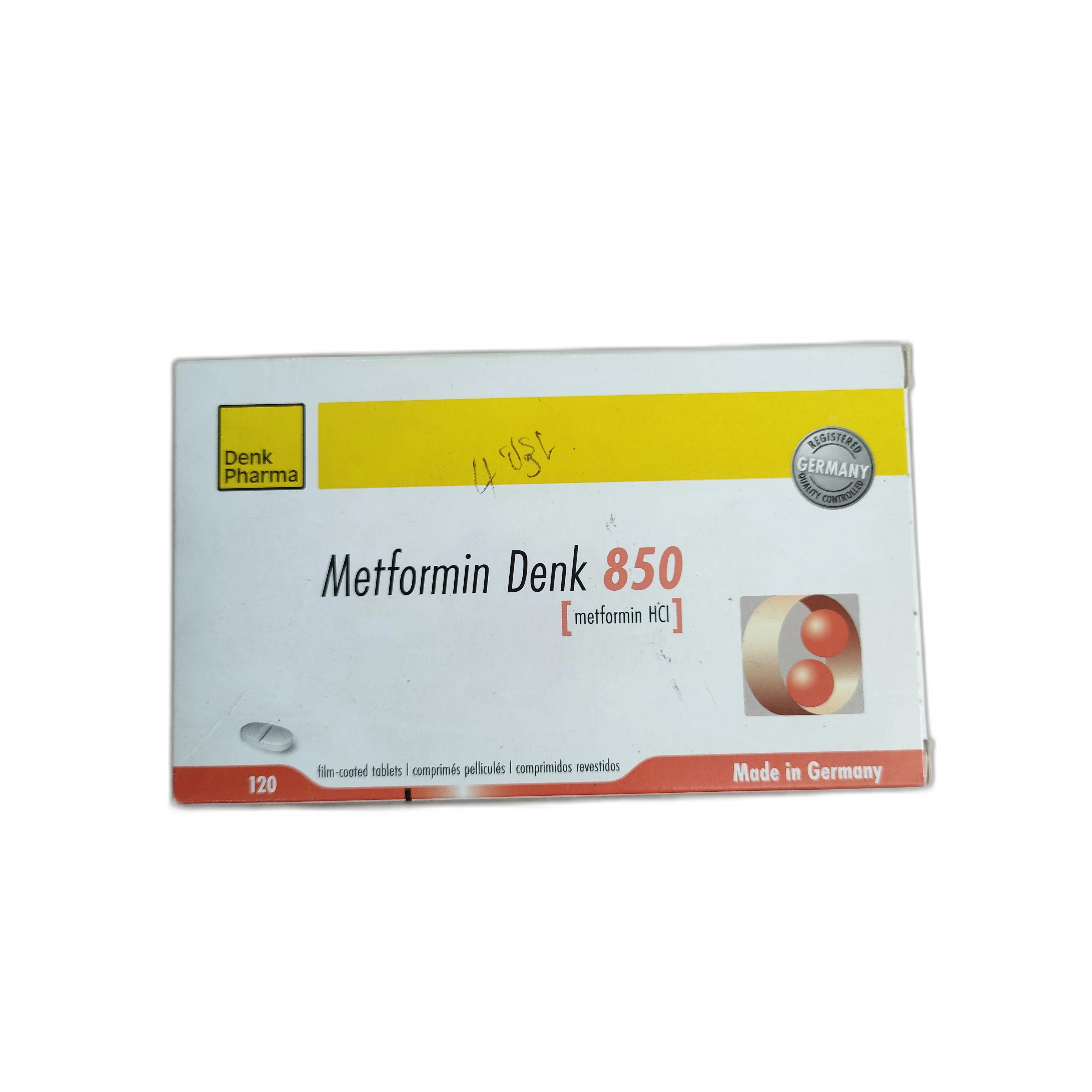 Metformin Denk 850 — available at pharmacies in Cambodia on PharmKulen