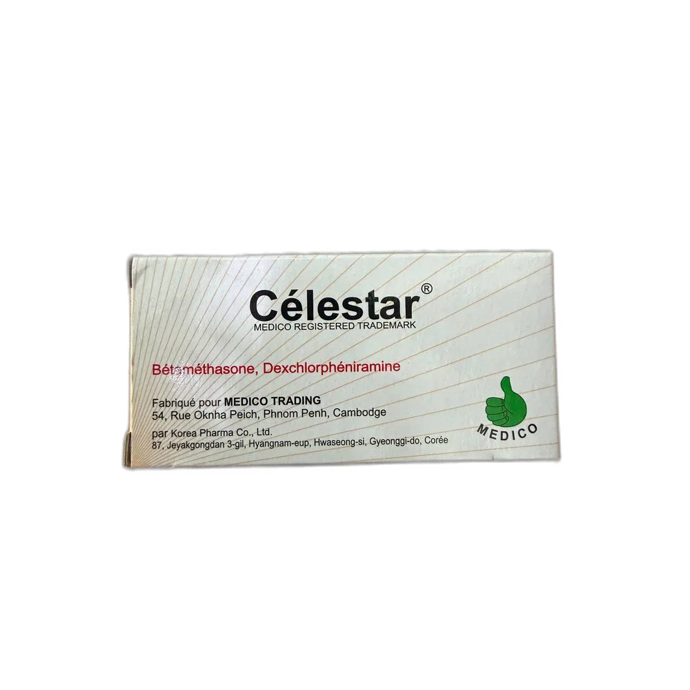 Celestar — available at pharmacies in Cambodia on PharmKulen
