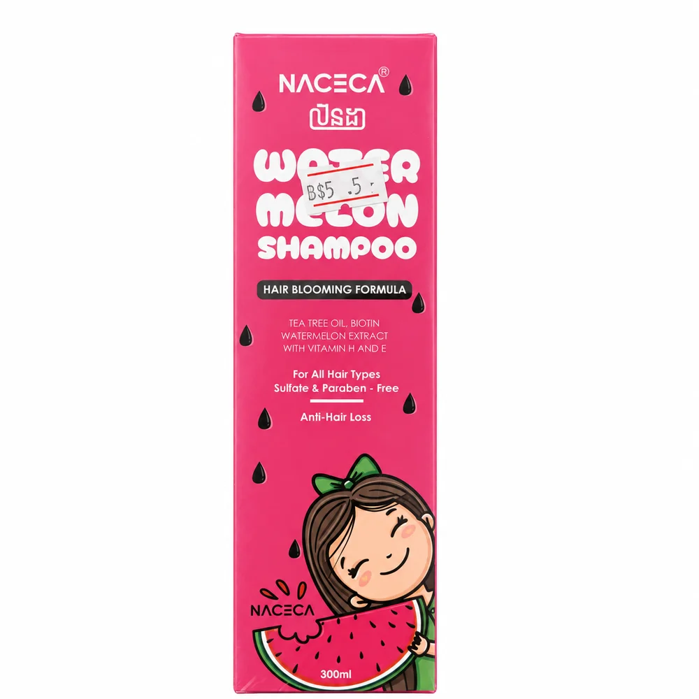 Naceca Water Melon Shampoo — available at pharmacies in Cambodia on PharmKulen