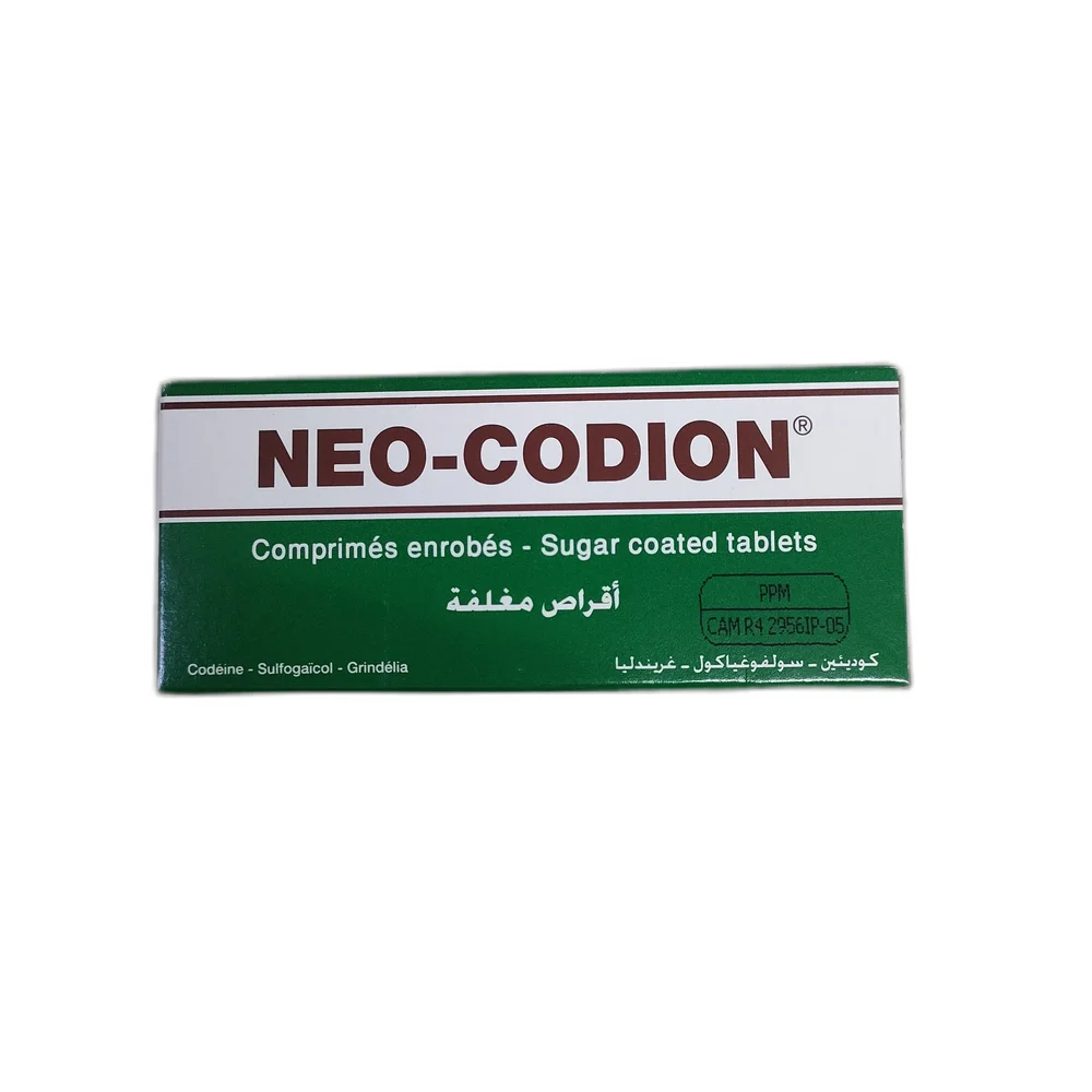 NEO-CODION — available at pharmacies in Cambodia on PharmKulen
