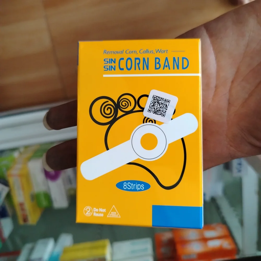 Sin Sin Corn Band — available at pharmacies in Cambodia on PharmKulen