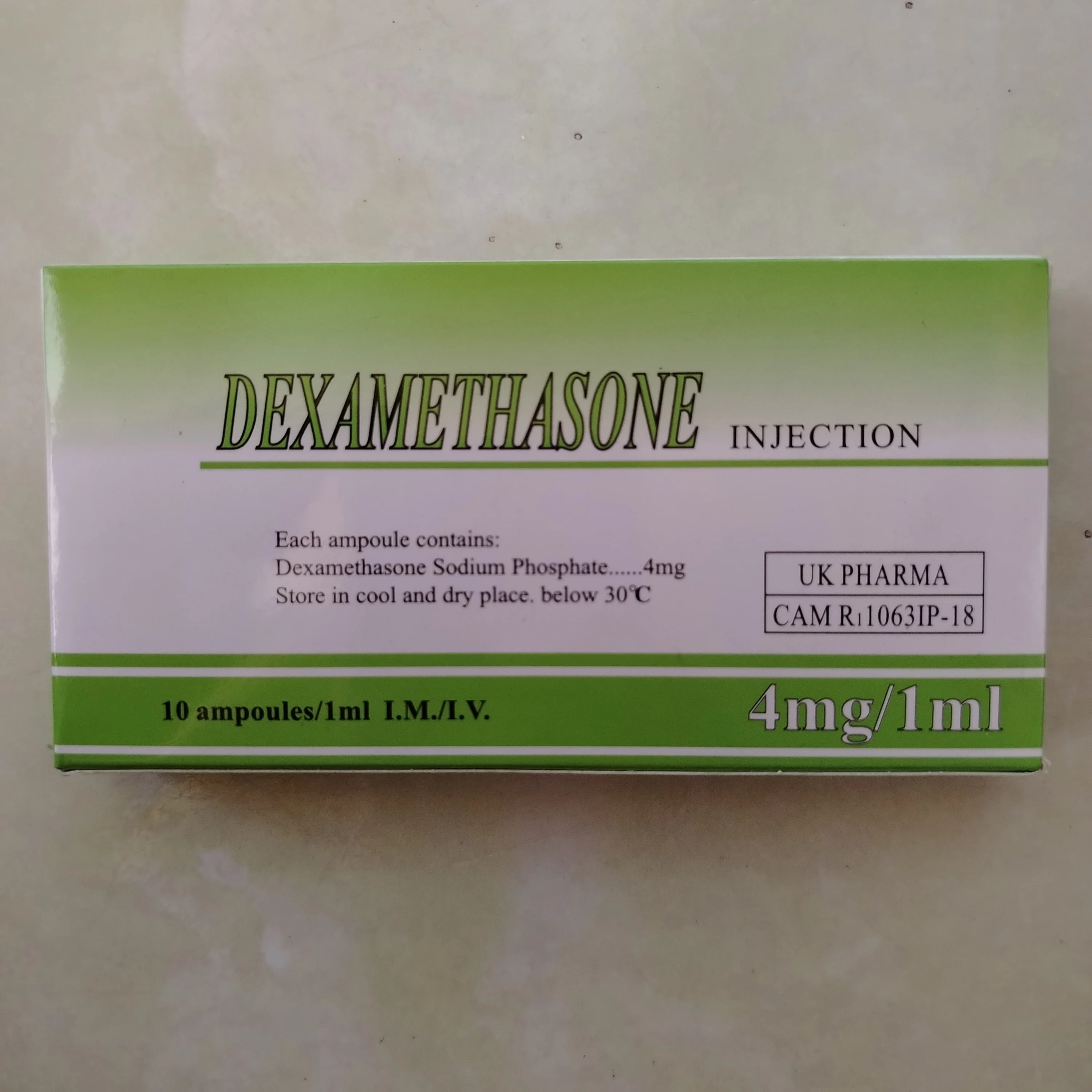 Dexamethasone Injection — available at pharmacies in Cambodia on PharmKulen