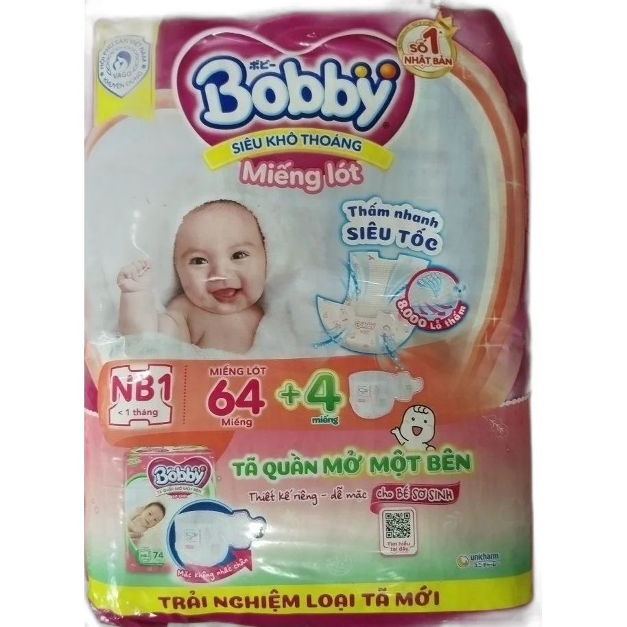 Bobby Newborn Diaper NB1 — available at pharmacies in Cambodia on PharmKulen