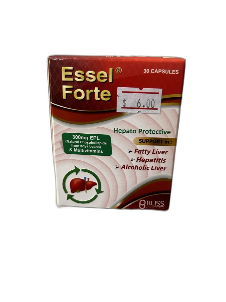 Essel Forte — available at pharmacies in Cambodia on PharmKulen