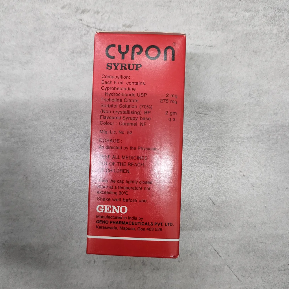 Cypon Syrup — available at pharmacies in Cambodia on PharmKulen