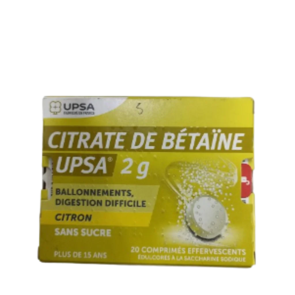 Citrate de Bétaïne UPSA 2g — available at pharmacies in Cambodia on PharmKulen