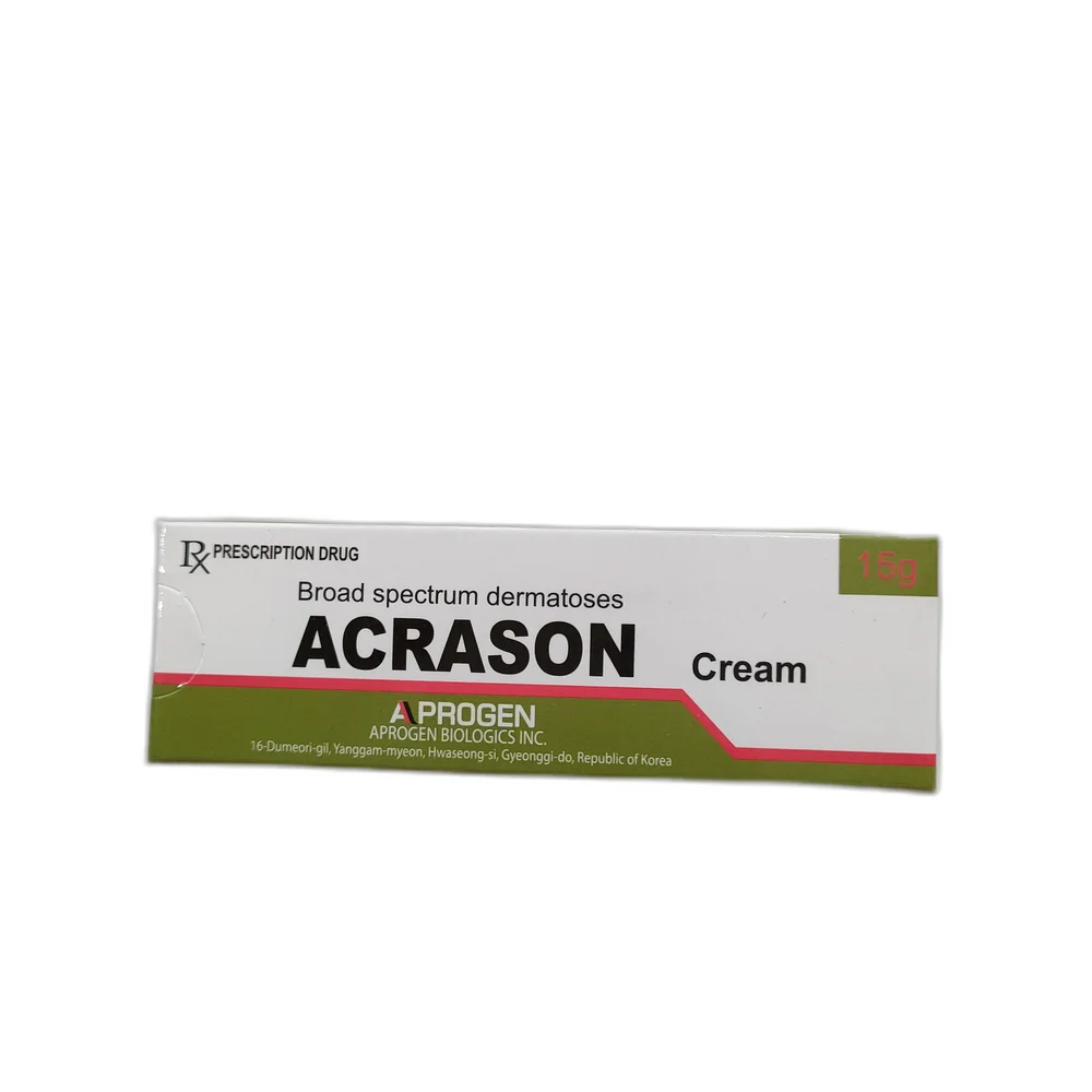 Acrason — available at pharmacies in Cambodia on PharmKulen
