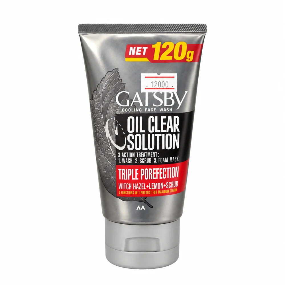 Gatsby Cooling Face Wash Oil Clear Solution Triple Porefection. — available at pharmacies in Cambodia on PharmKulen