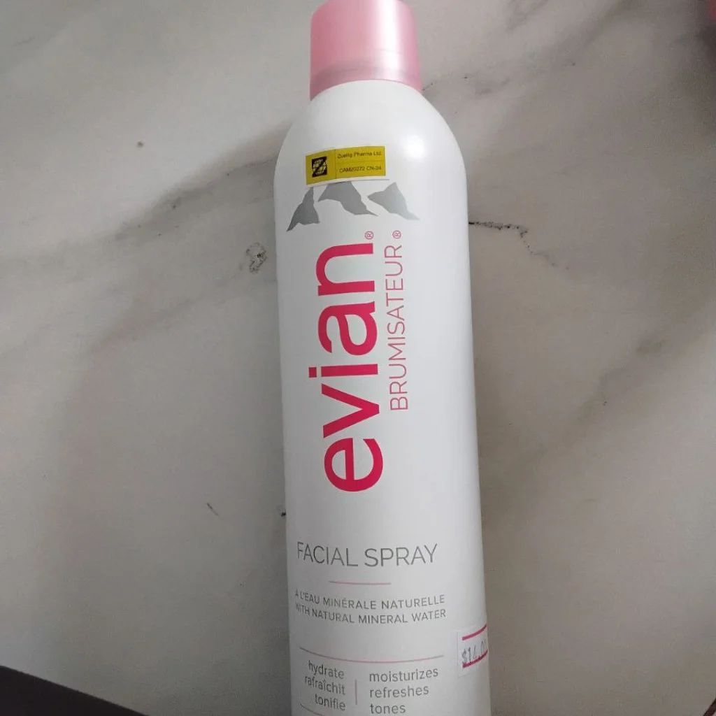 Evian Brumisateur Natural Mineral Water Facial Spray (300 ml) — available at pharmacies in Cambodia on PharmKulen