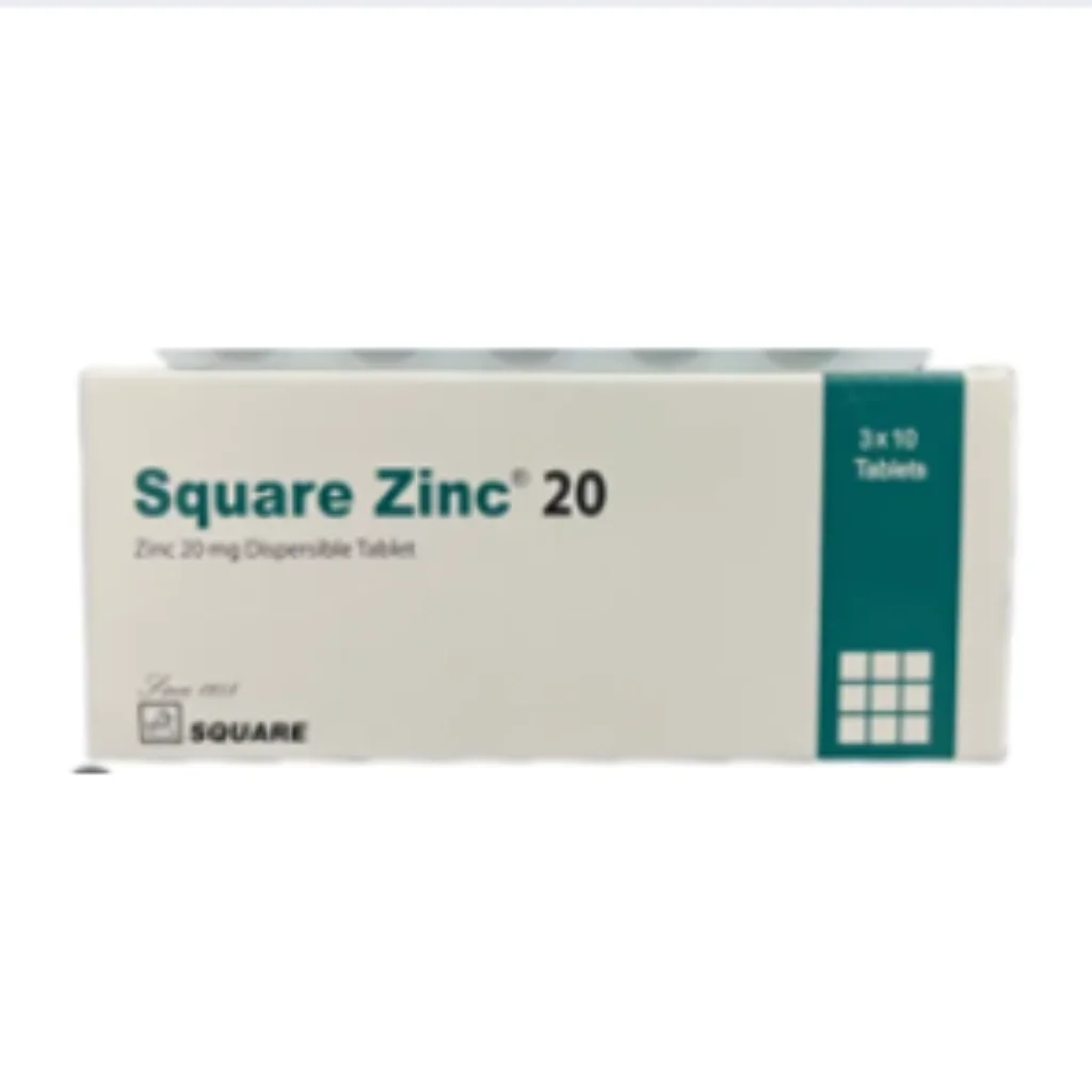 Zinc 20mg Tablet — available at pharmacies in Cambodia on PharmKulen