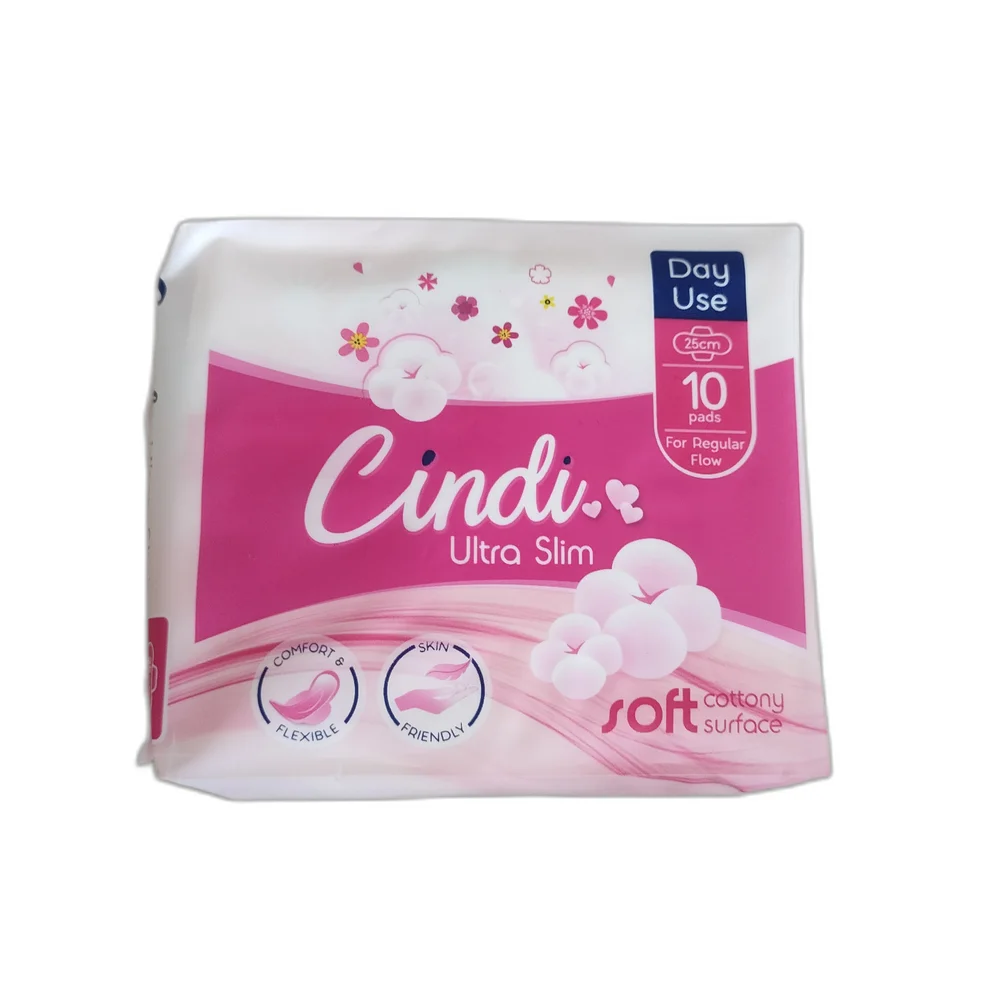 Cindi Ultra Slim Sanitary Pads — available at pharmacies in Cambodia on PharmKulen