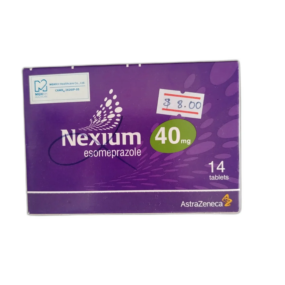 Nexium — available at pharmacies in Cambodia on PharmKulen