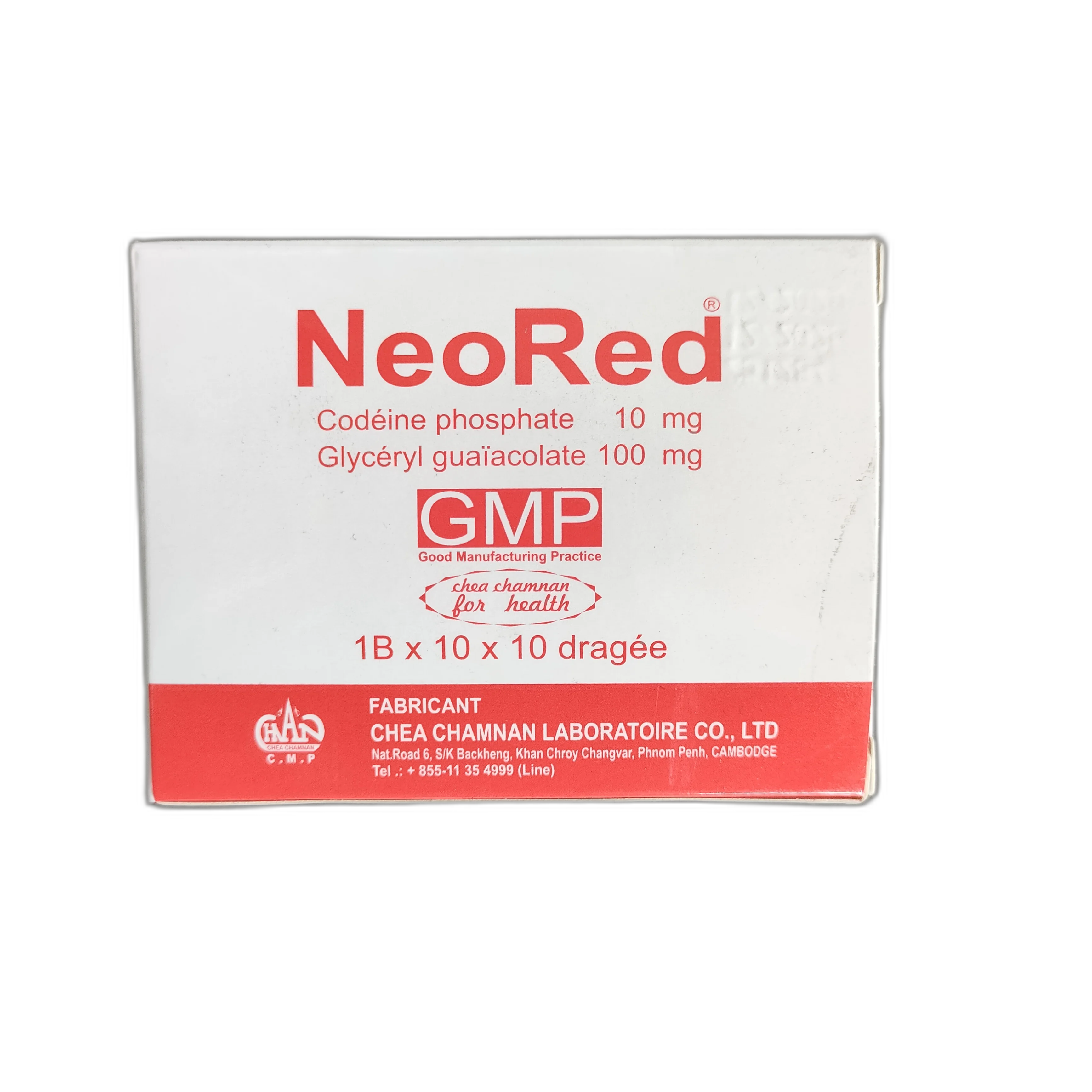 NeoRed — available at pharmacies in Cambodia on PharmKulen