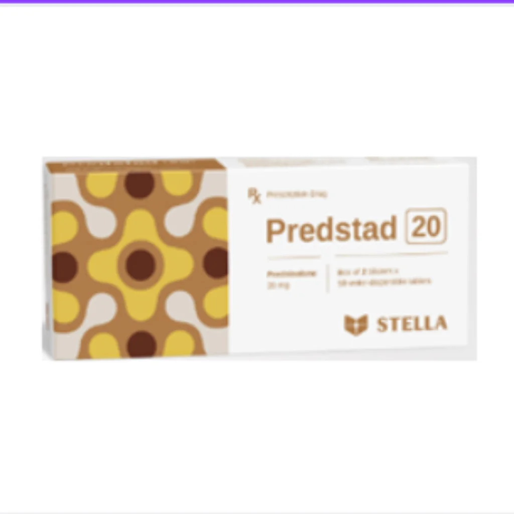 Predstad 20mg (Prednisolone) — available at pharmacies in Cambodia on PharmKulen