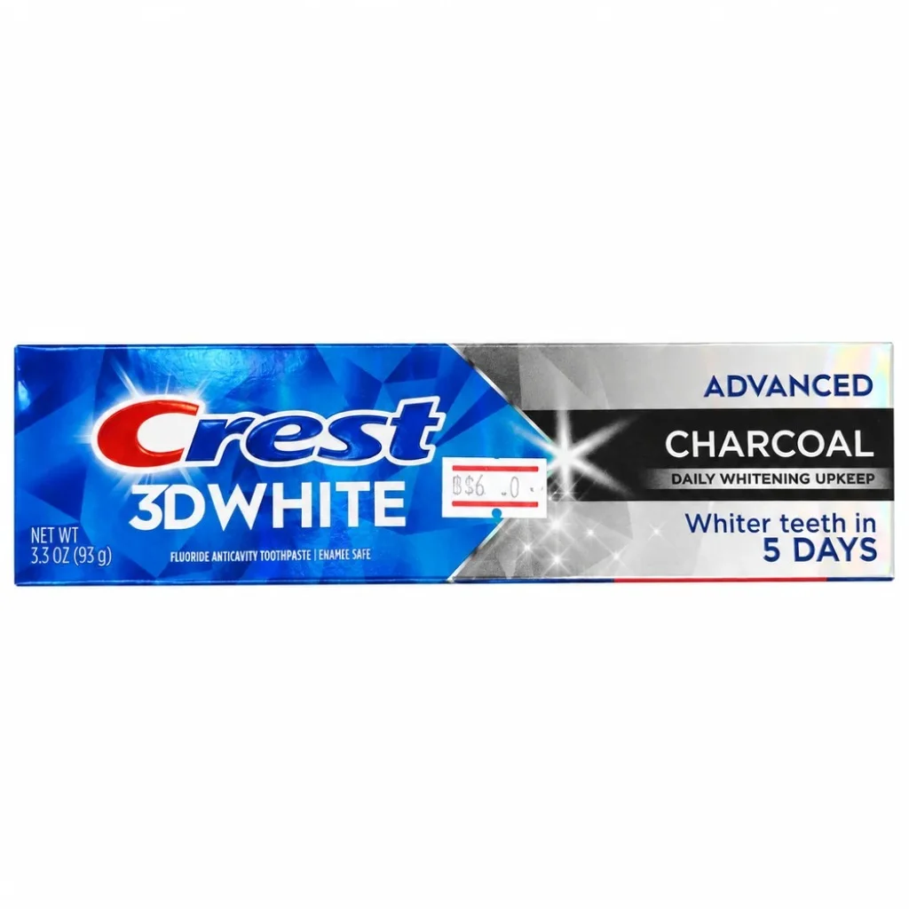 Crest 3D White Advanced Charcoal — available at pharmacies in Cambodia on PharmKulen