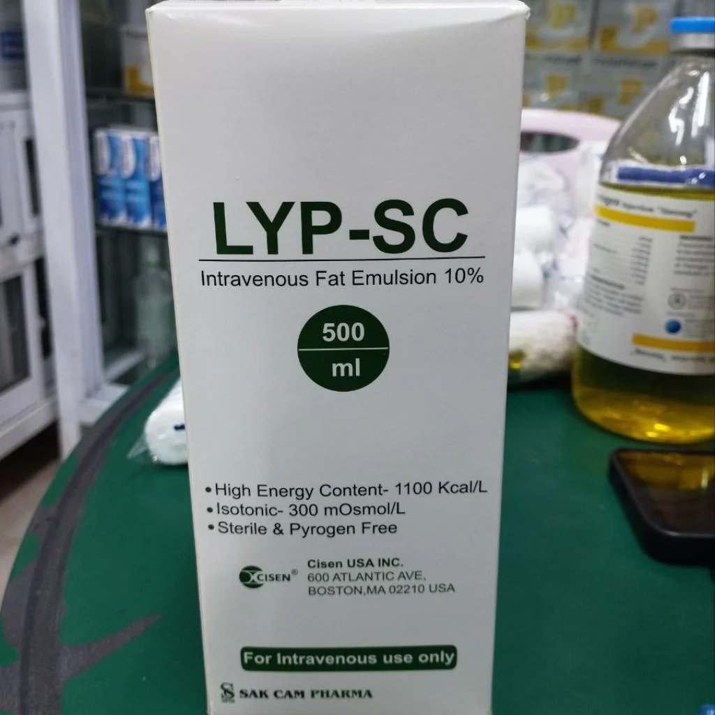 Lyp-SC Intravenous Fat Emulsion 10% — available at pharmacies in Cambodia on PharmKulen