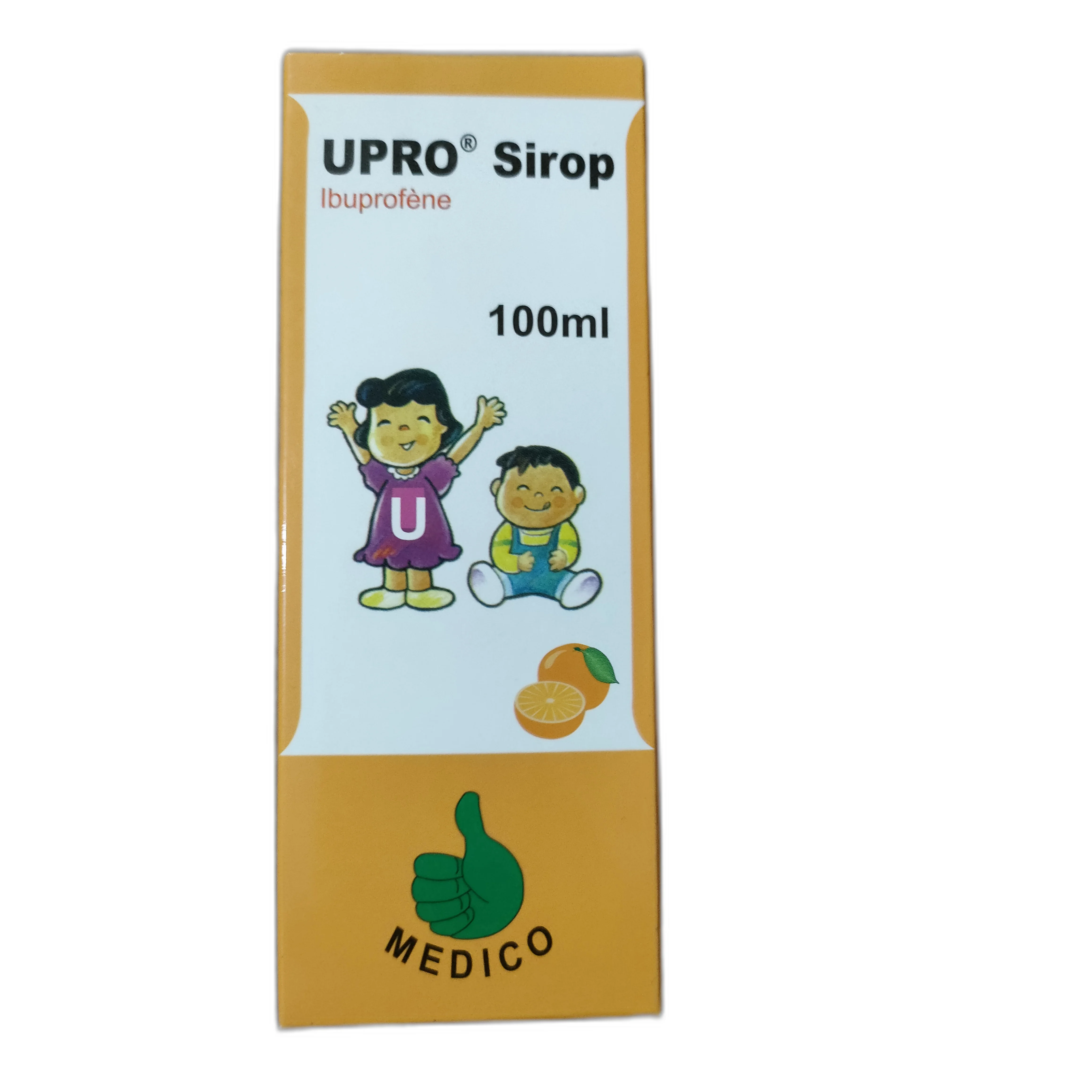 Upro Sirop — available at pharmacies in Cambodia on PharmKulen