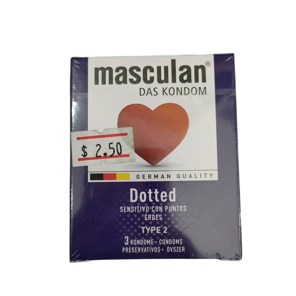 masculan Dotted Type 2 — available at pharmacies in Cambodia on PharmKulen