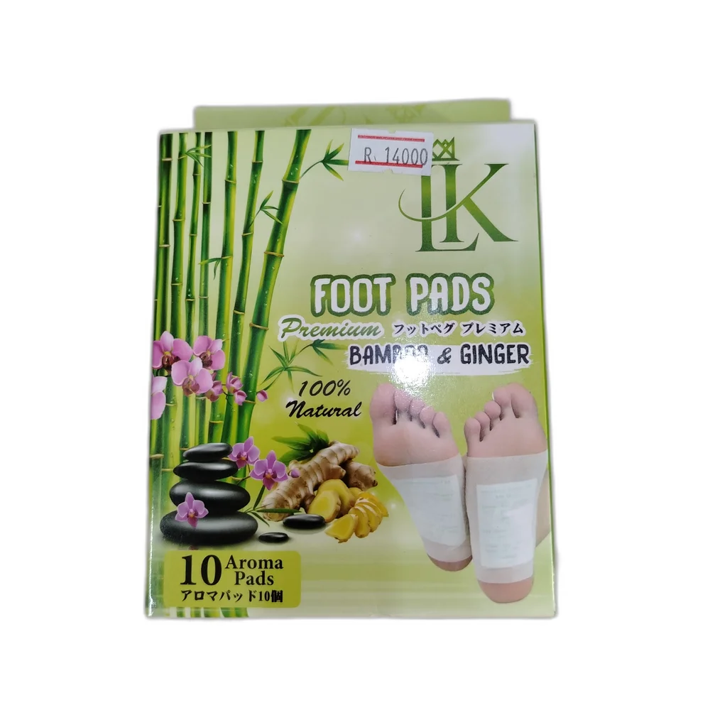 LK Foot Pads Premium Bamboo & Ginger — available at pharmacies in Cambodia on PharmKulen