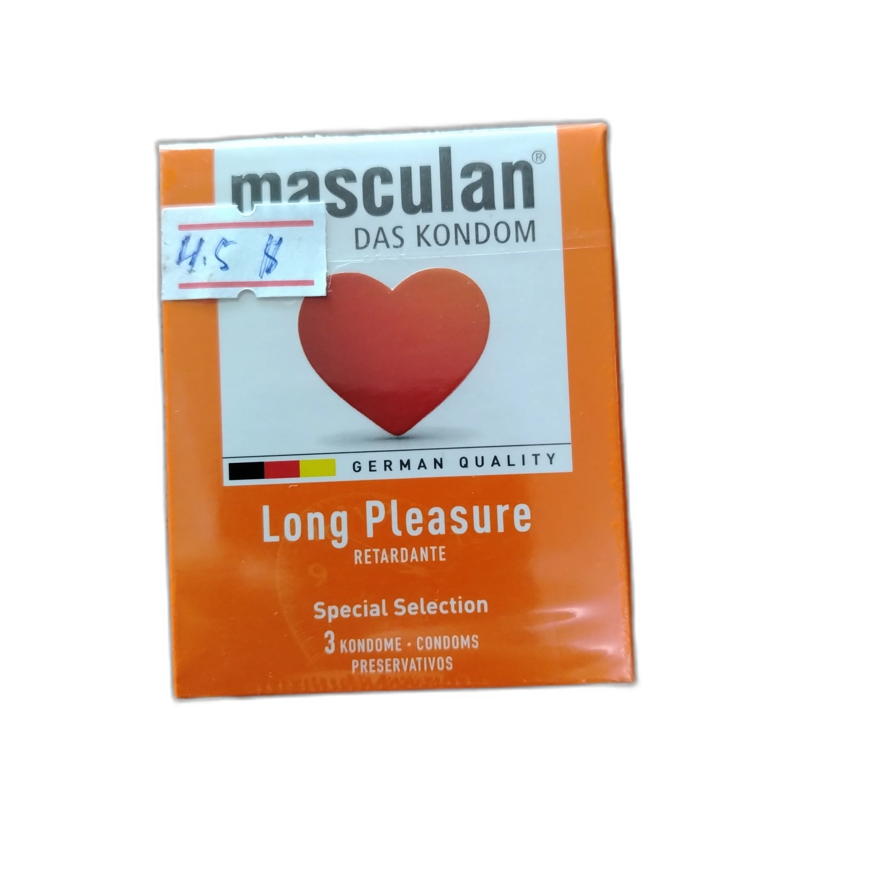 Masculan Long Pleasure — available at pharmacies in Cambodia on PharmKulen