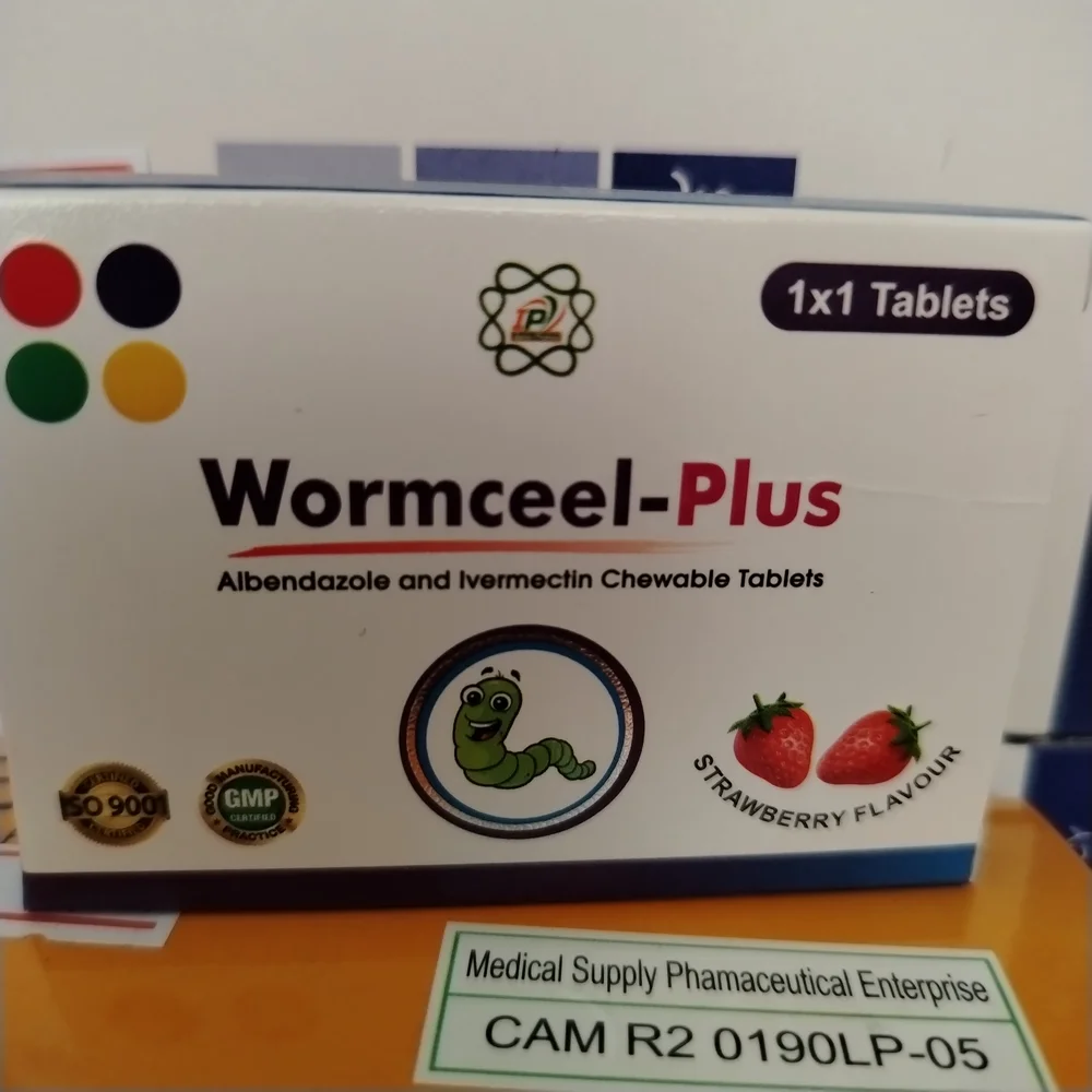 Wormceel-Plus — available at pharmacies in Cambodia on PharmKulen