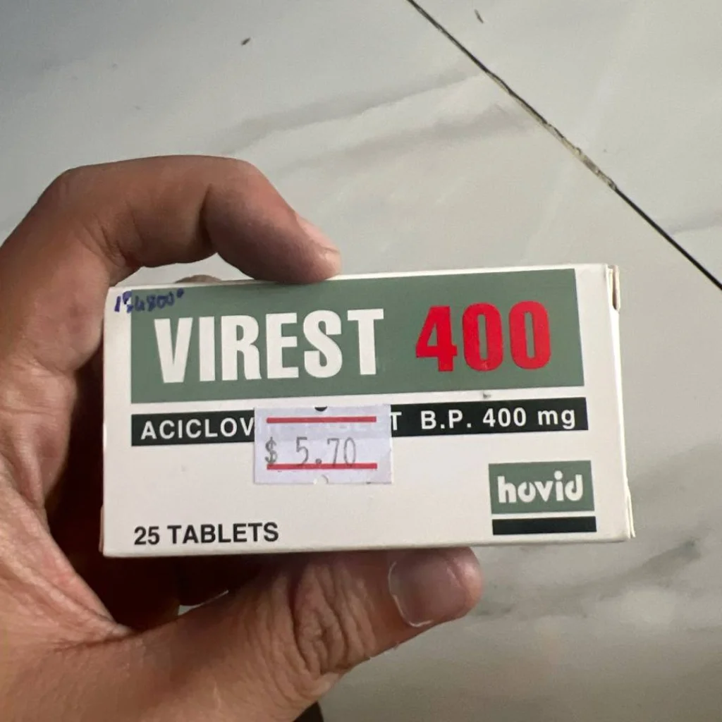 VIREST 400 — available at pharmacies in Cambodia on PharmKulen