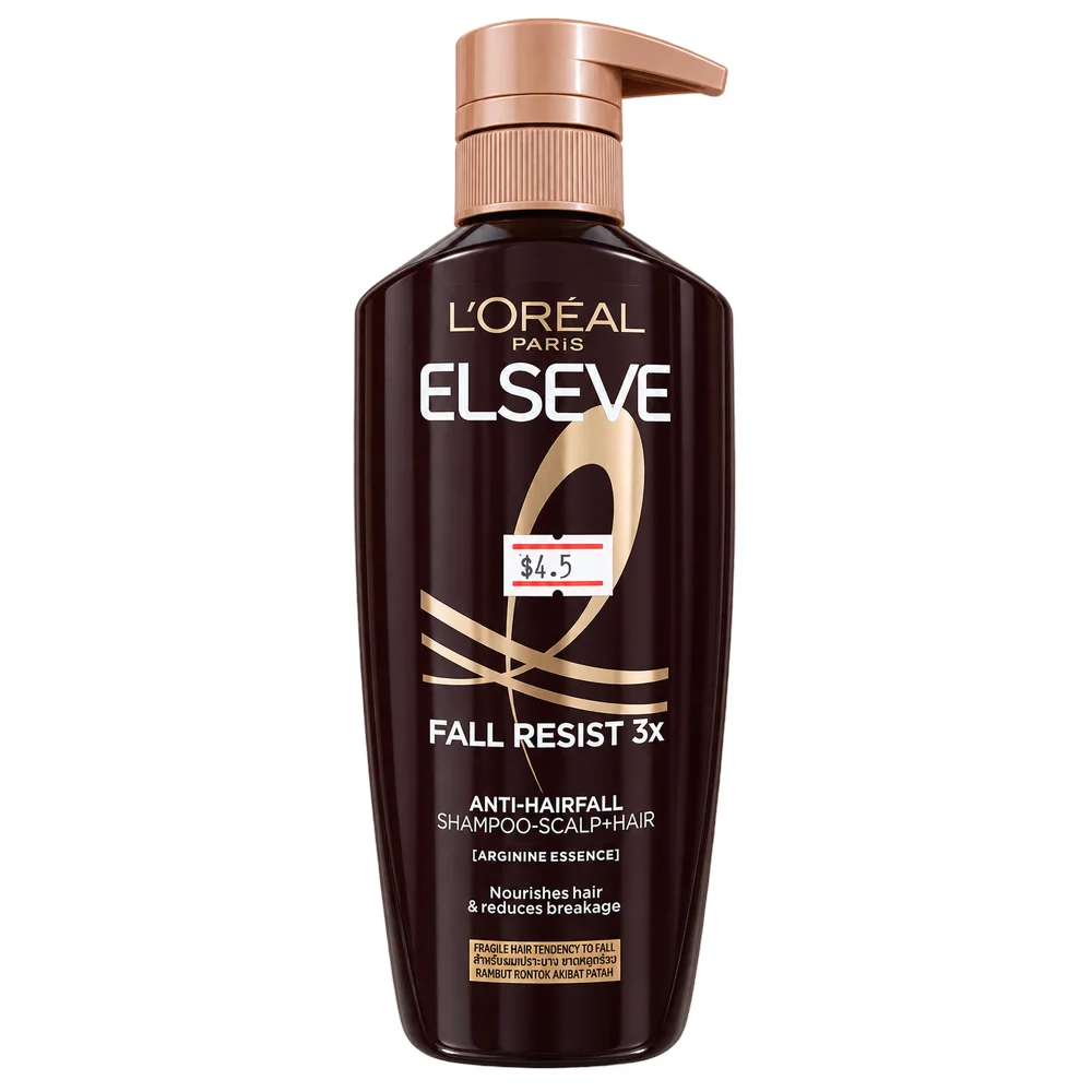 L'Oréal Paris Elseve Fall Resist 3X Anti-Hairfall Shampoo — available at pharmacies in Cambodia on PharmKulen