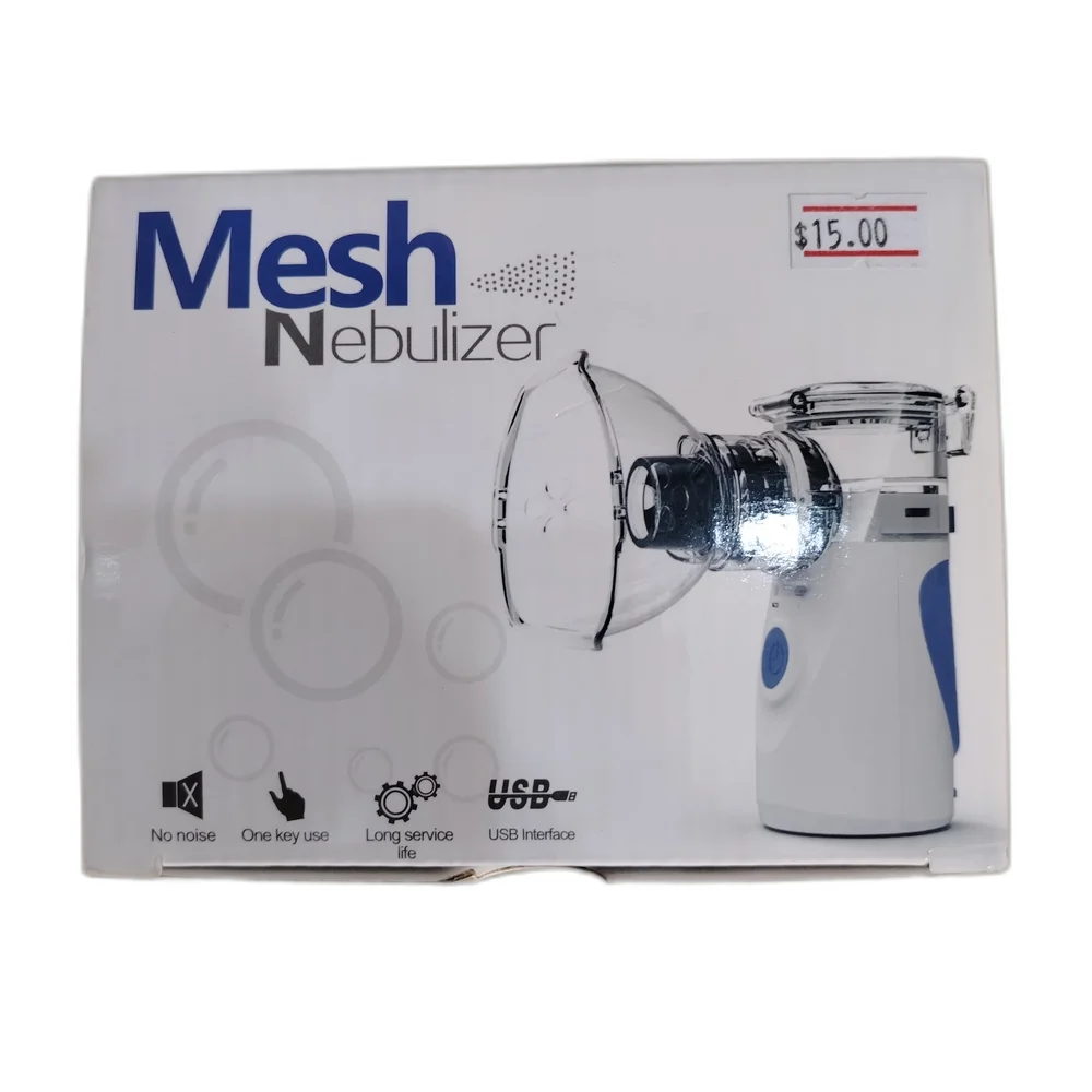 Mesh Nebulizer (No-Noise USB Model) — available at pharmacies in Cambodia on PharmKulen