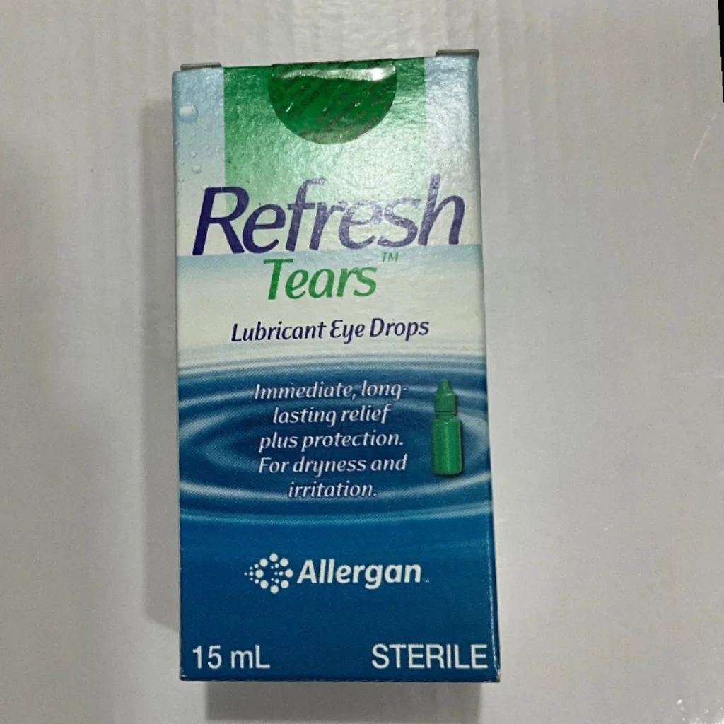 Refresh tears — available at pharmacies in Cambodia on PharmKulen