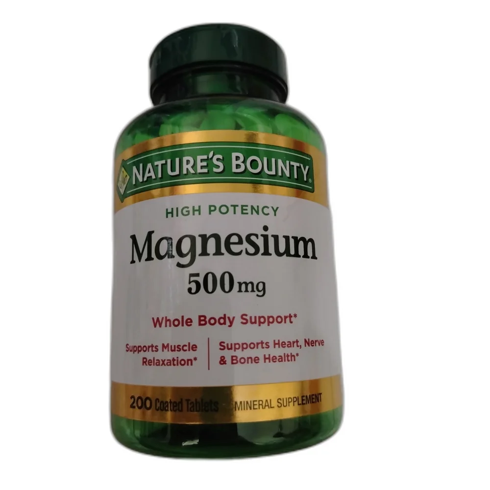 Nature's Bounty Magnesium — available at pharmacies in Cambodia on PharmKulen