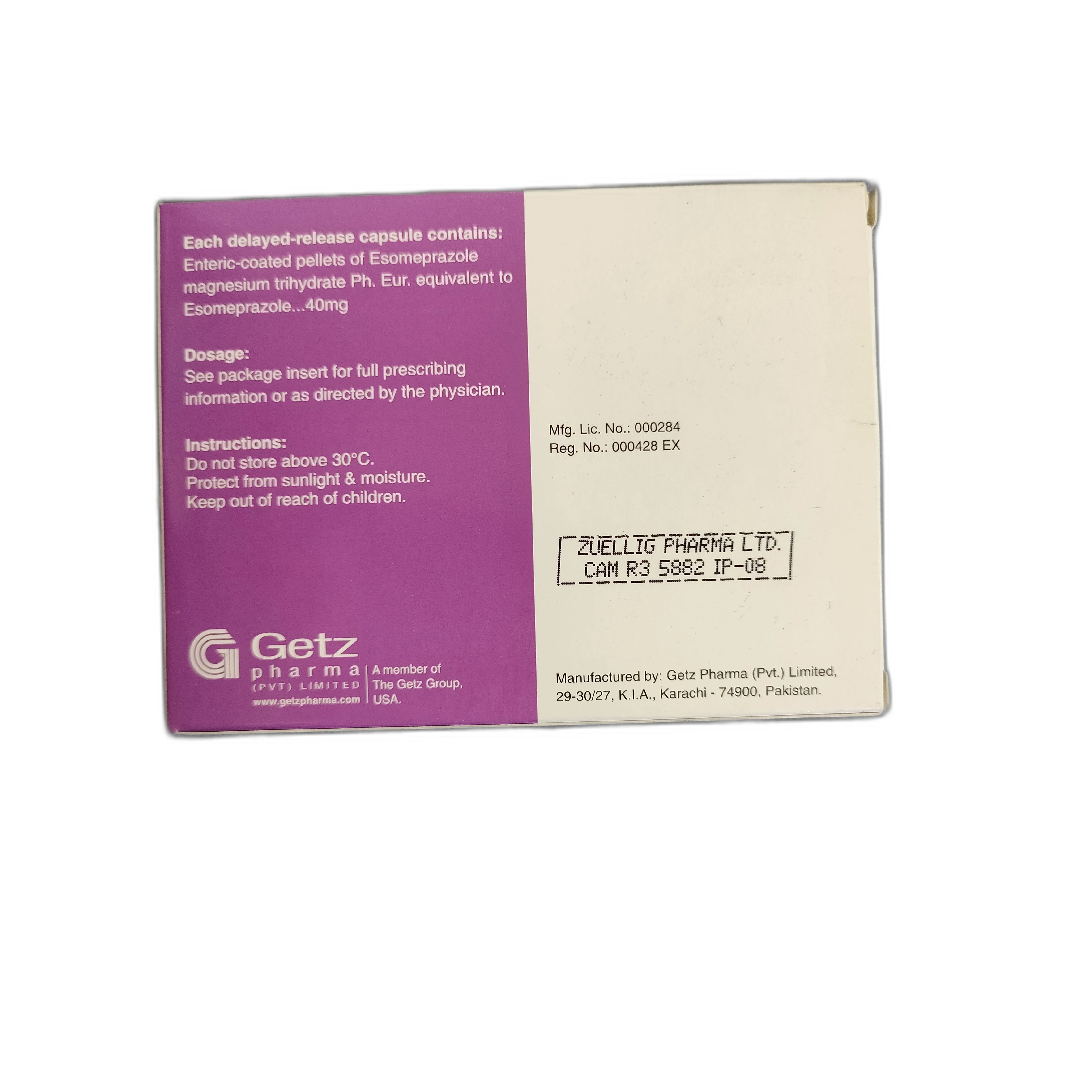 Esome 20 mg — available at pharmacies in Cambodia on PharmKulen