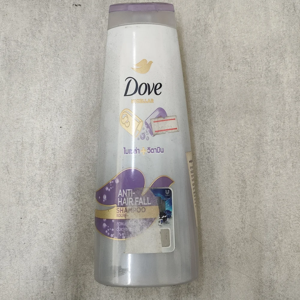 Dove Micellar Anti-Hair Fall Shampoo — available at pharmacies in Cambodia on PharmKulen