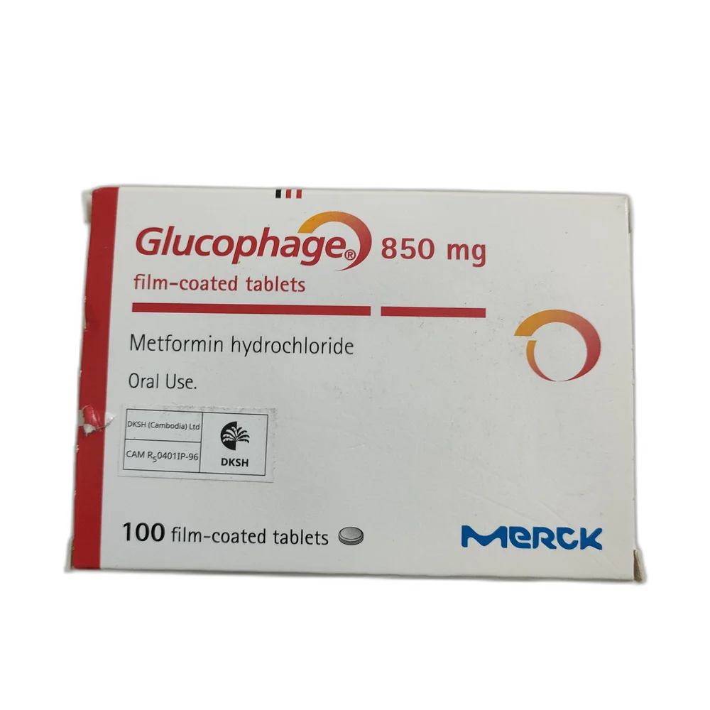 Glucophage — available at pharmacies in Cambodia on PharmKulen