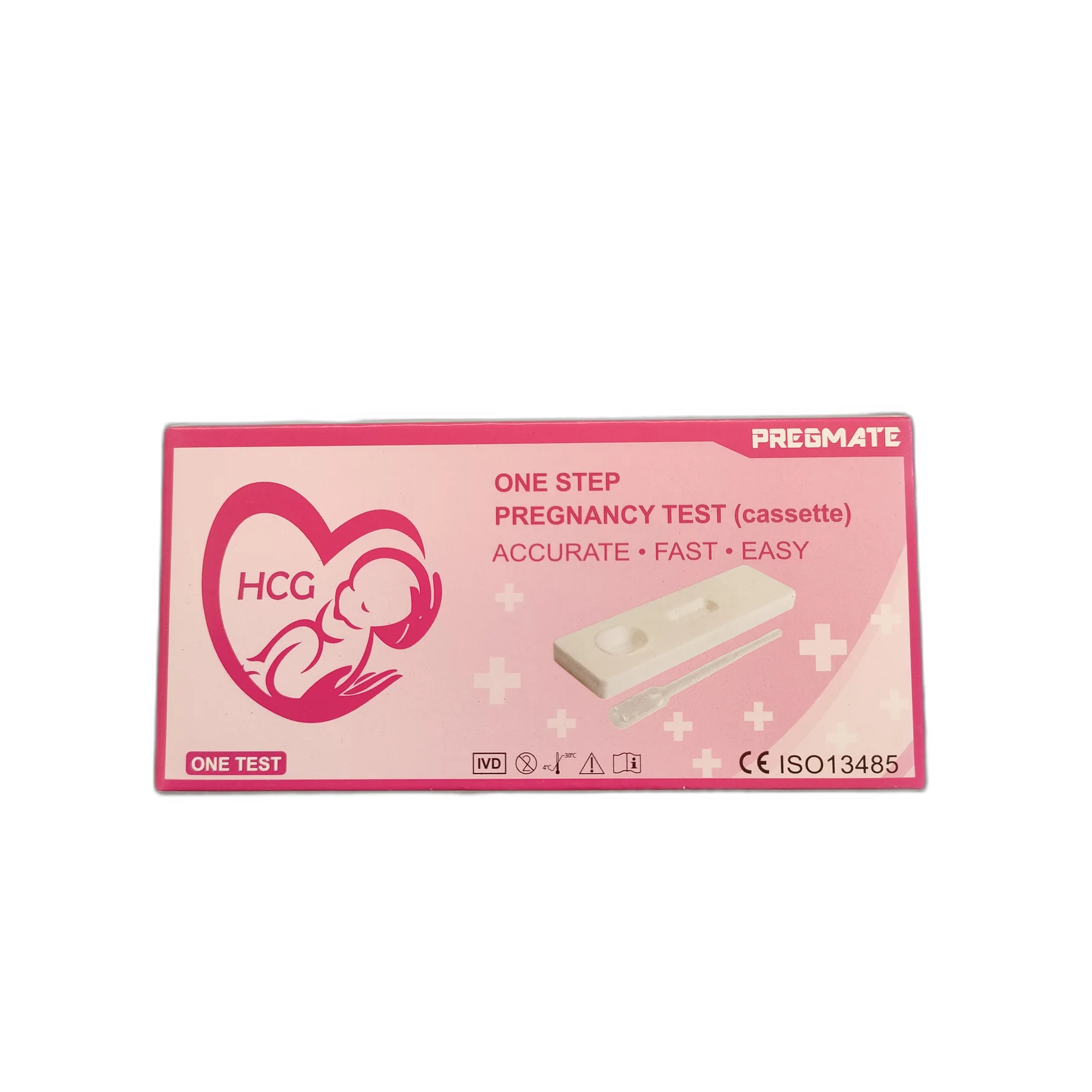 Pregmate One Step HCG Pregnancy Test (Cassette) — available at pharmacies in Cambodia on PharmKulen