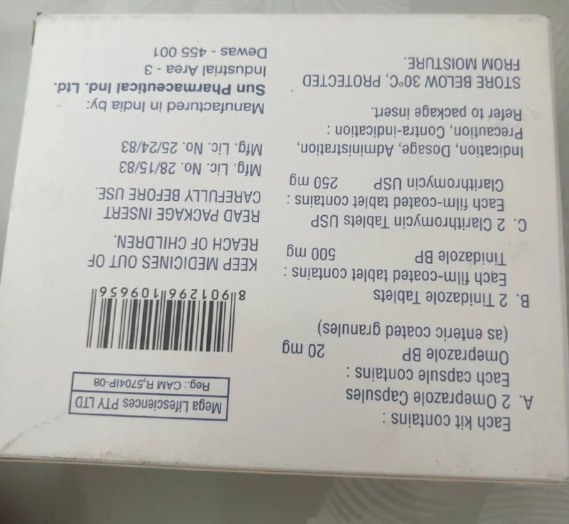 H. Pylori Treatment Kit — available at pharmacies in Cambodia on PharmKulen