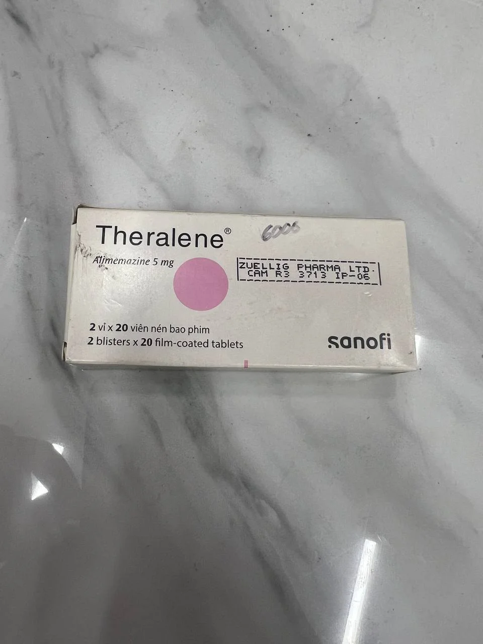 Theralene 5 mg — available at pharmacies in Cambodia on PharmKulen