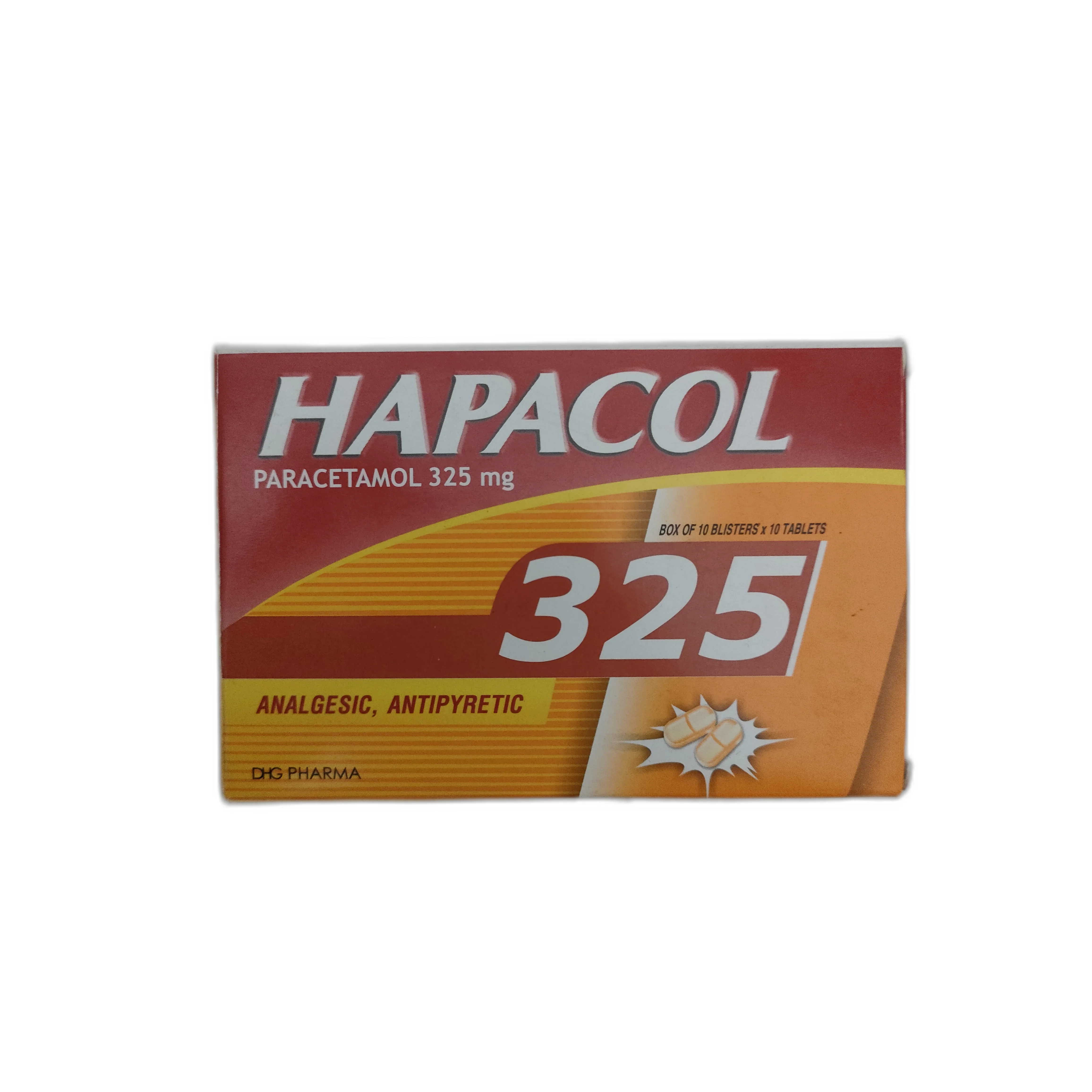 Hapacol — available at pharmacies in Cambodia on PharmKulen