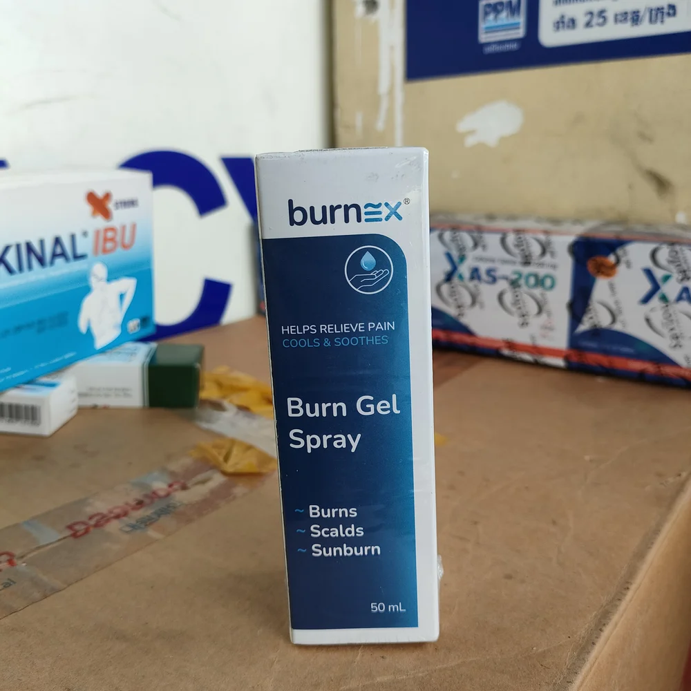 Burnex — available at pharmacies in Cambodia on PharmKulen